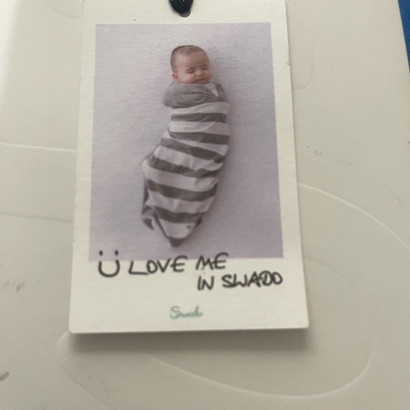 Swado Classic Adjustable Swaddle in Gray And White Organic Cotton Size M NWT - Picture 9 of 9